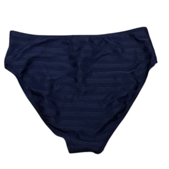 La Blanca Women's High Waist Hipster Bikini Swimsuit Bottom Indigo, Size 12, NWT - Picture 5 of 8